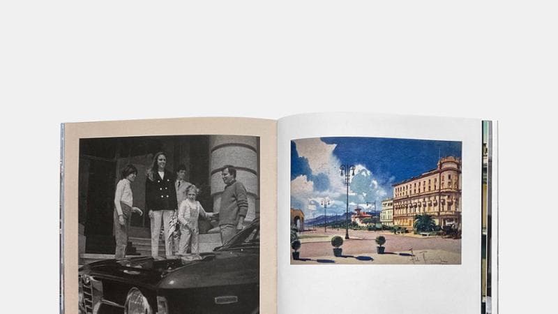 Una pagina del libro dedicato alla storia del Principe di Piemonte
