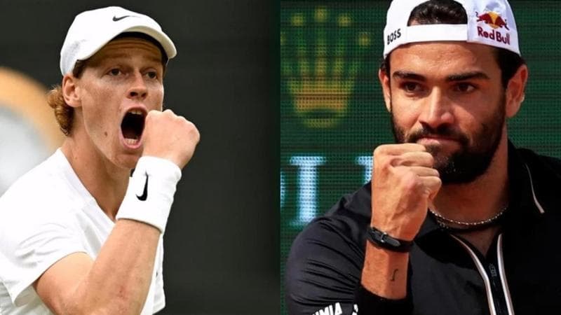 Sinner e Berrettini
