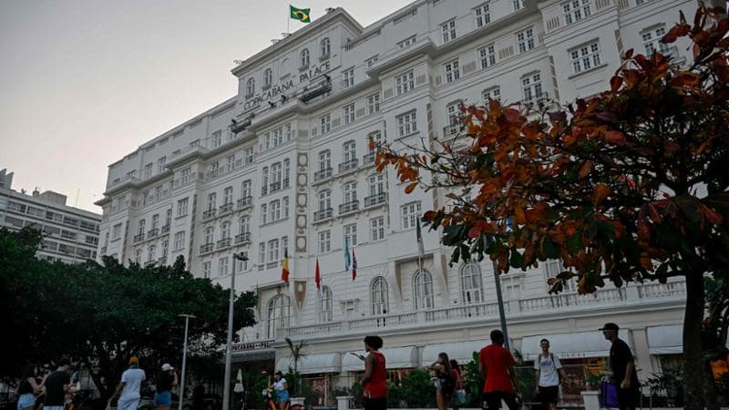 La facciata del Copacabana Palace
