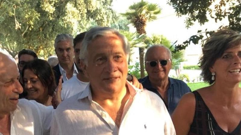 Antonio Tajani a Marina di Pietrasanta per la Versiliana
