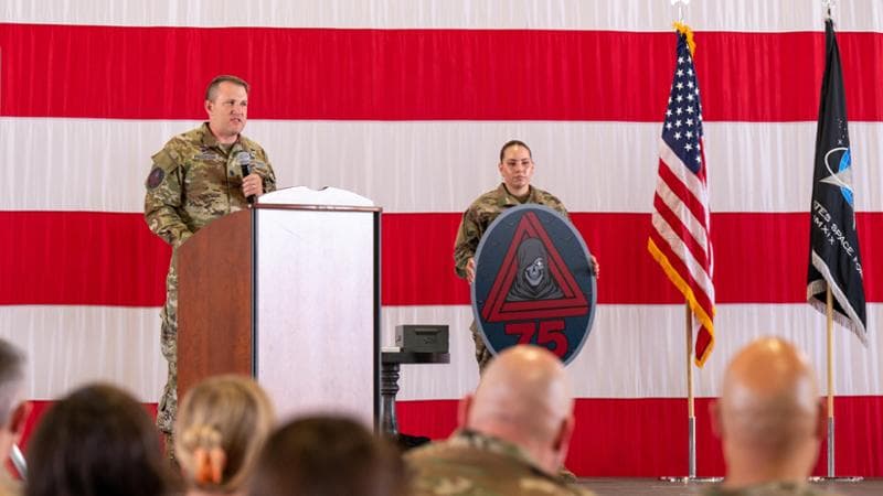La cerimonia di attivazione del nuovo squadrone in Colorado (Foto:&nbsp;A1C Cody Friend)
