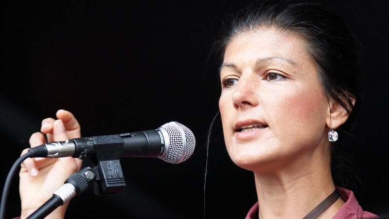 La passionaria Sarah Wagenknecht
