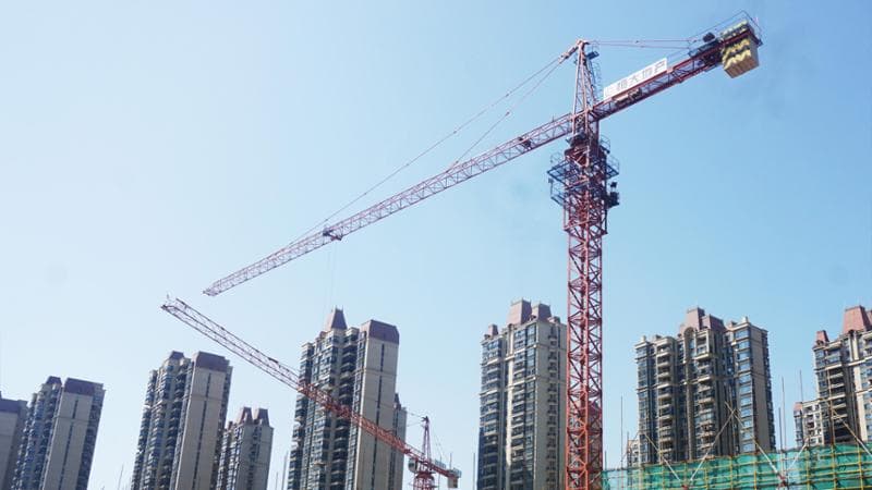 Hangzhou - China,  Hangzhou - August 18, 2023
A view of a construction site of the heavily-indebted property giant Evergrande in Hangzhou city in east China's Zhejiang province Friday, Aug. 18, 2023. The developer has filed for bankruptcy protection in the US as the real estate crisis in China deepens. (Shanghai - 2023-08-18, Long Wei/Utuku/ROPI) p.s. la foto e' utilizzabile nel rispetto del contesto in cui e' stata scattata, e senza intento diffamatorio del decoro delle persone rappresentate