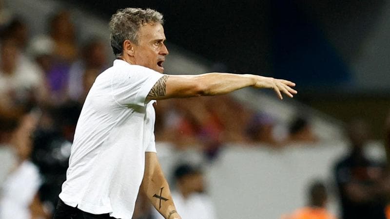Luis Enrique, tecnico del Psg
