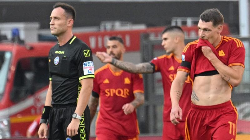 Roma-Salernitana, gol annullato a Belotti: la punta del piede destro era in fuorigioco