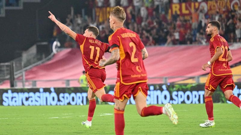 Roma-Salernitana 2-2: Belotti e Candreva a suon di doppiette