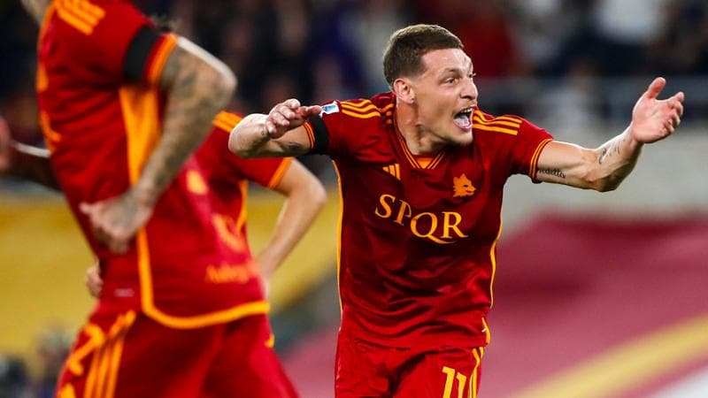 Andrea Belotti dopo il gol del 2-2
