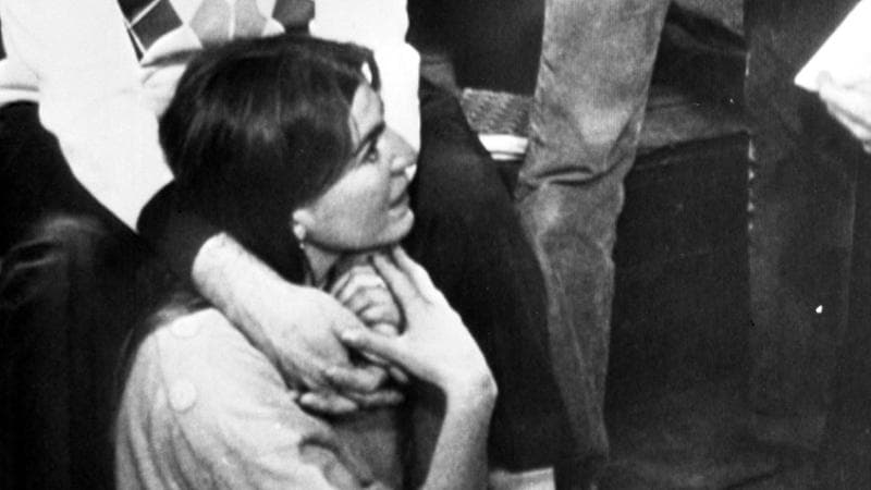 Francesca Mambro in un' immagine d'archivio del marzo 1984, durante il processo in Corte d'Assise
