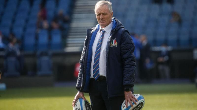 Kieran Crowley, ct dell'Italia
