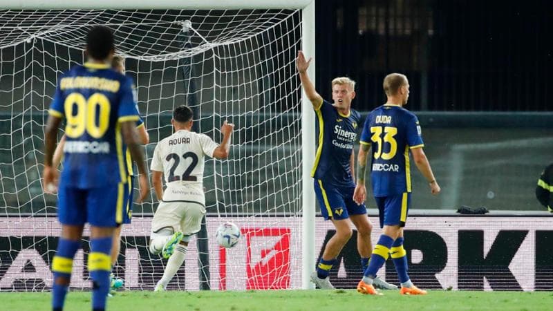 Verona-Roma 2-1: al Bentegodi primi venti di crisi per i giallorossi