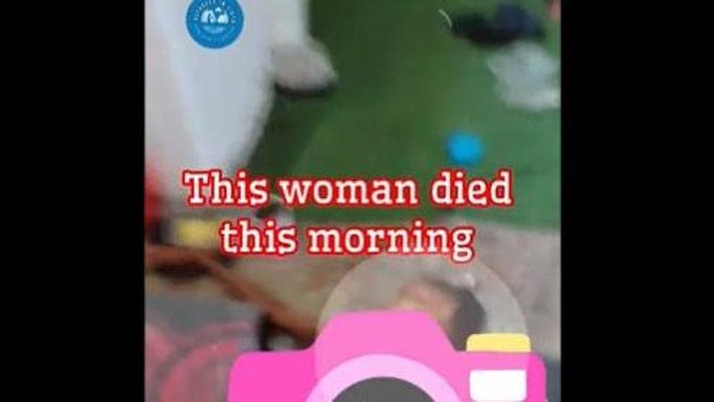 Fotogramma del video pubblicato dall'account Twitter Refugees in Libya
