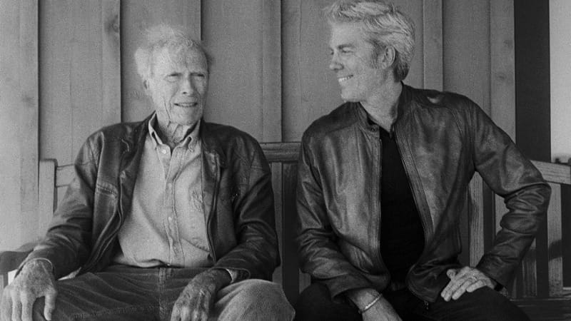 Clint Eastwood con il figlio Kyle
