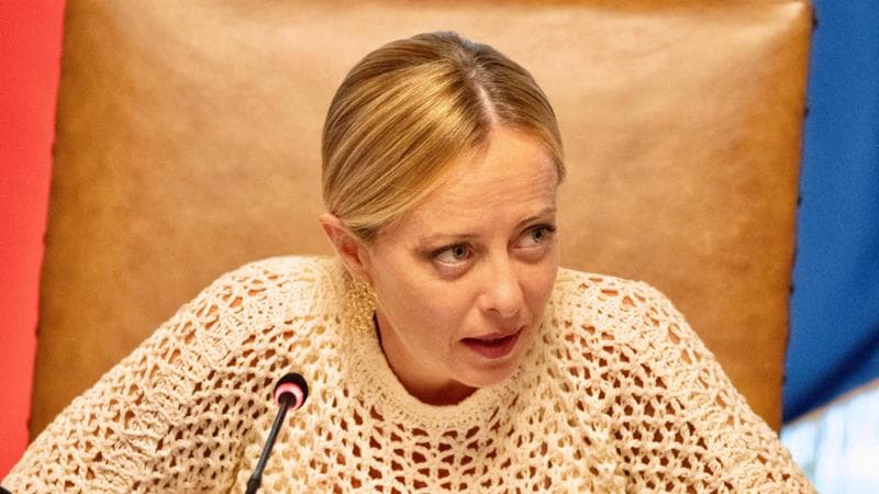 Roma, 28 agosto: la premier Giorgia Meloni
