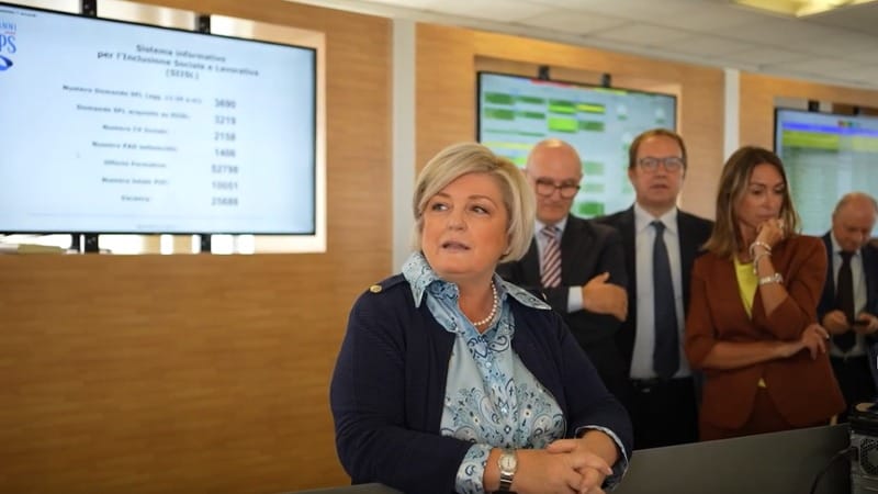 La ministra del Lavoro Marina Calderone
