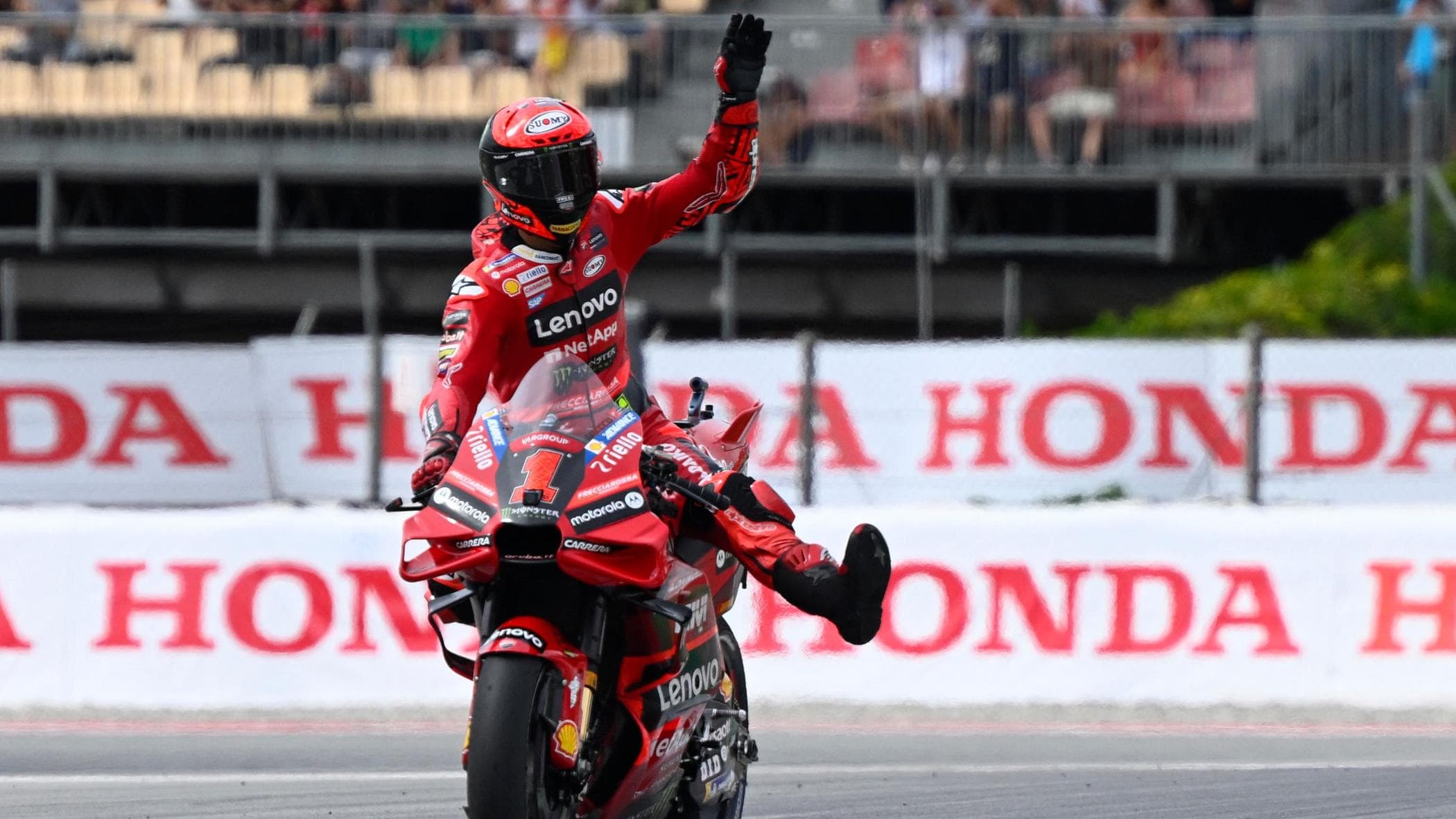 Bagnaia pole da record MotoGp di Catalogna - la Repubblica