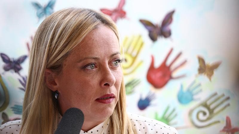 La premier Giorgia Meloni
