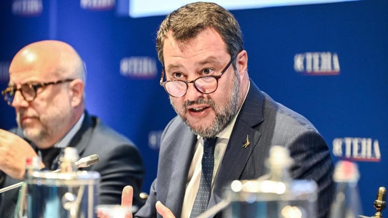 Il vicepremier e leader della Lega, Matteo Salvini
