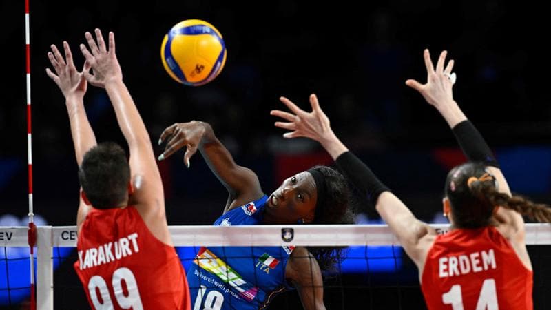 Paola Egonu durante Italia-Turchia
