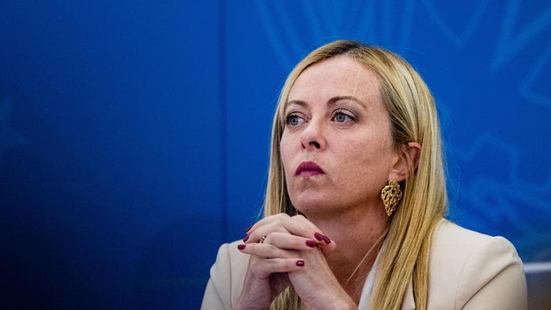La premier Giorgia Meloni
