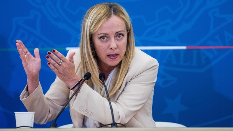 La premier Giorgia Meloni
