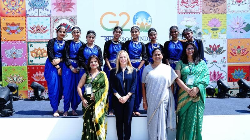 Giorgia Meloni in India per il G20

