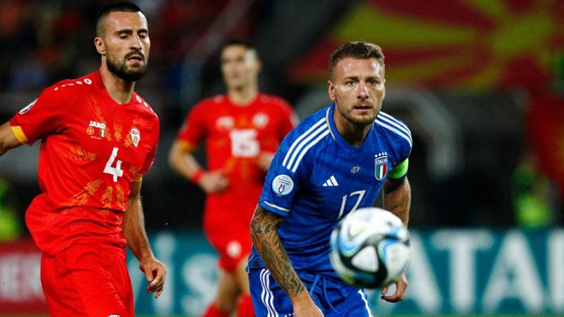 Ciro Immobile in azione
