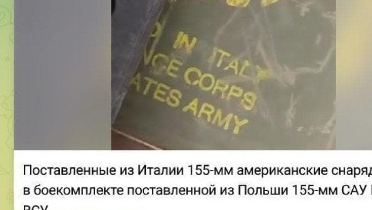 La propaganda russa mostra i proiettili italiani per l'Ucraina
