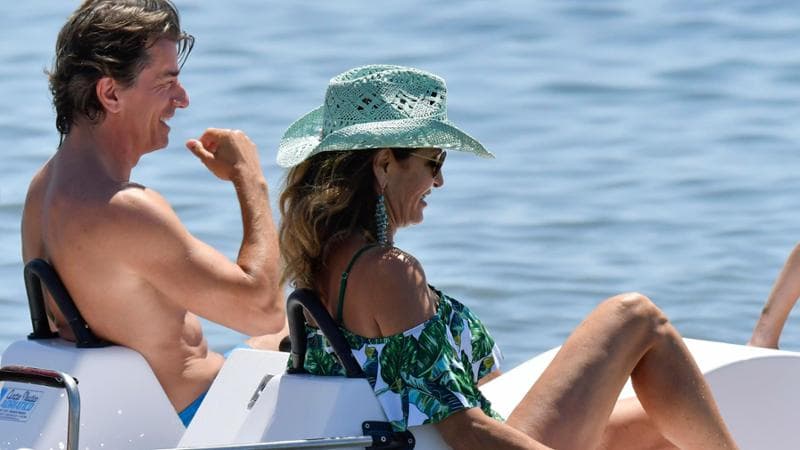Daniela Santanch&egrave;&nbsp;e il compagno Dimitri Kunz
