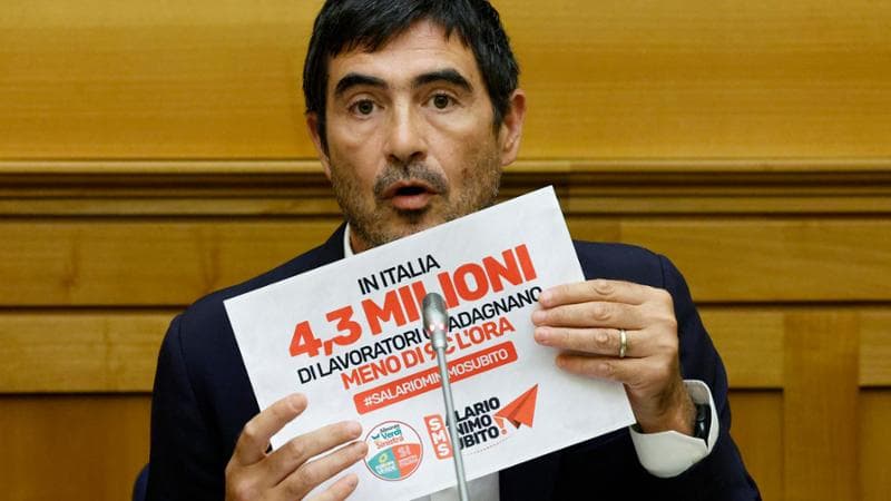 Il segretario di sinistra italiana,&nbsp;Nicola Fratoianni
