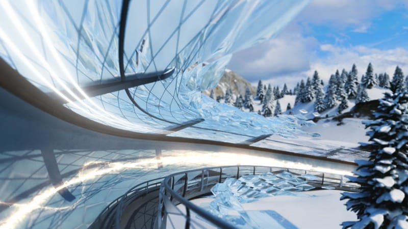 La nuova pista di Cortina secondo il rendering della Simico&nbsp;
