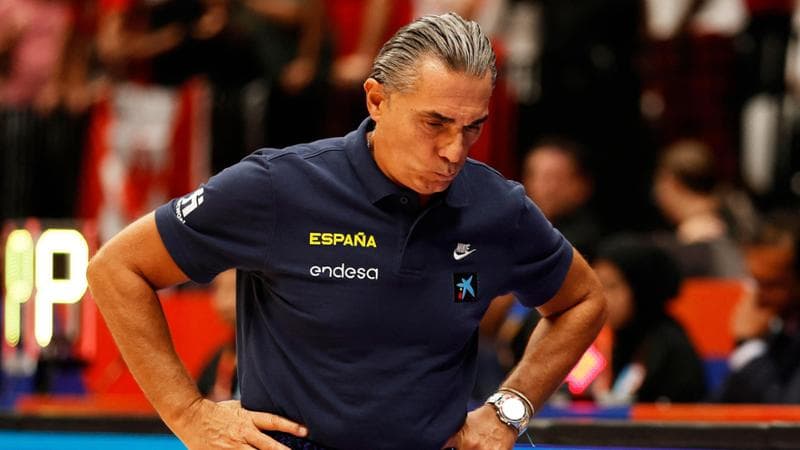 Sergio Scariolo durante il Mondiale con la Spagna
