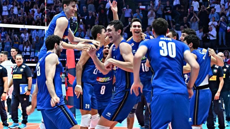 La gioia degli azzurri dopo la semifinale con la Francia

