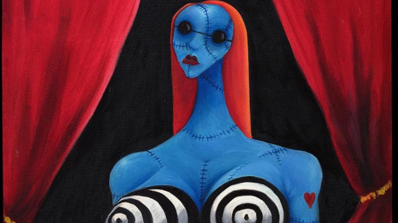 Blue Girl with Wine (1997)
