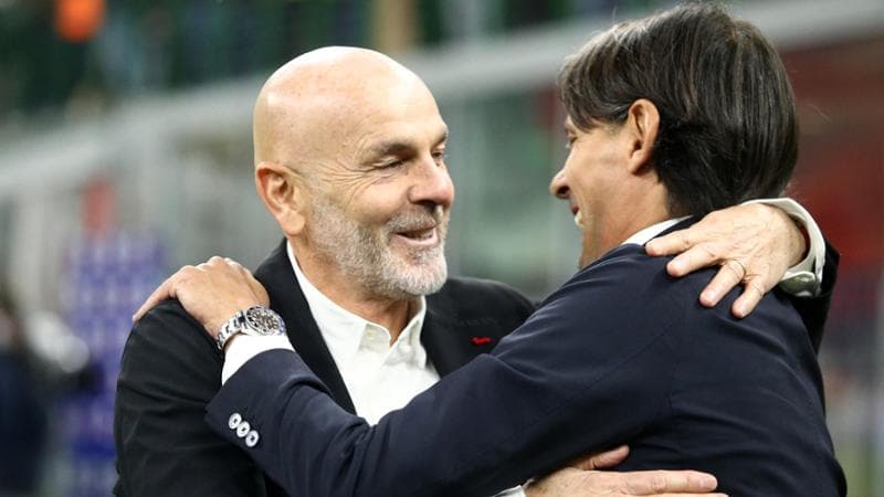 Stefano Pioli e&nbsp;Simone Inzaghi
