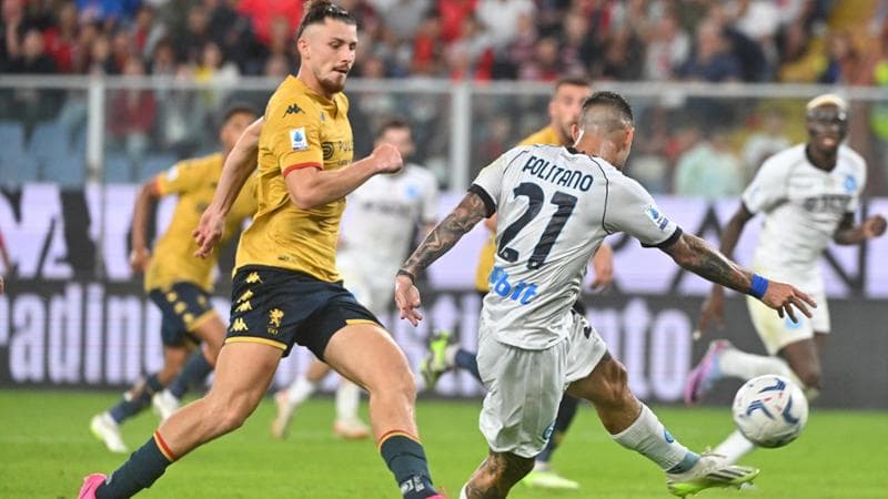 Il gol del pareggio di Politano
