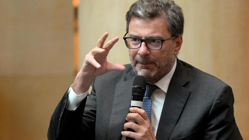 Il ministro dell'Economia Giancarlo Giorgetti
