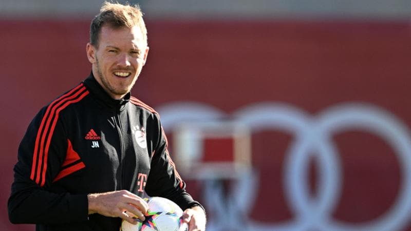 Julian Nagelsmann quando allenava il Bayern
