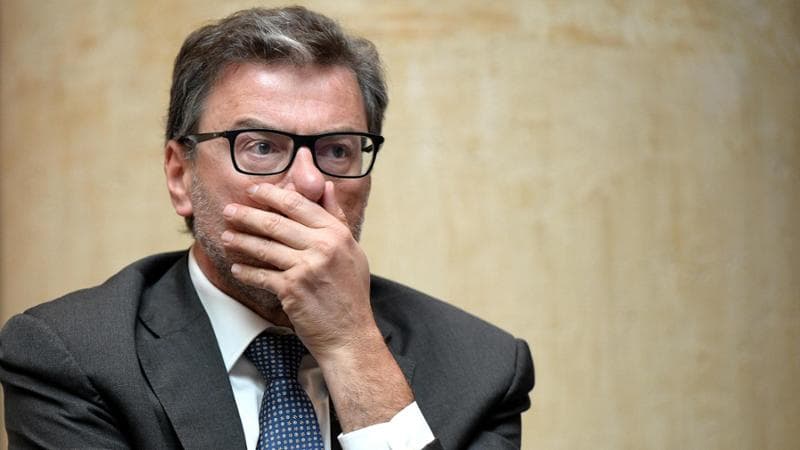 IL MINISTRO DELL'ECONOMIA GIANCARLO GIORGETTI
