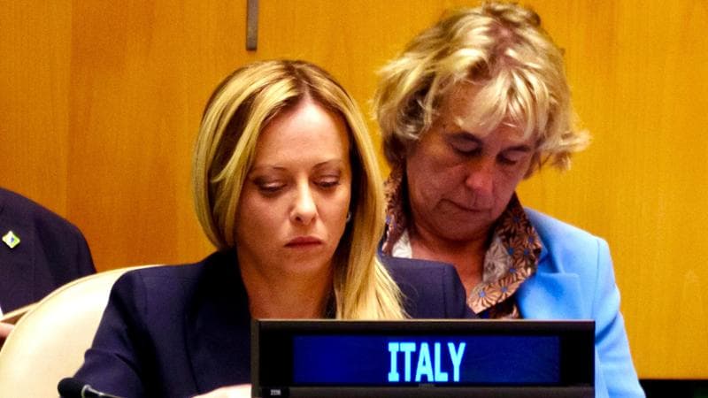 La premier Giorgia Meloni
