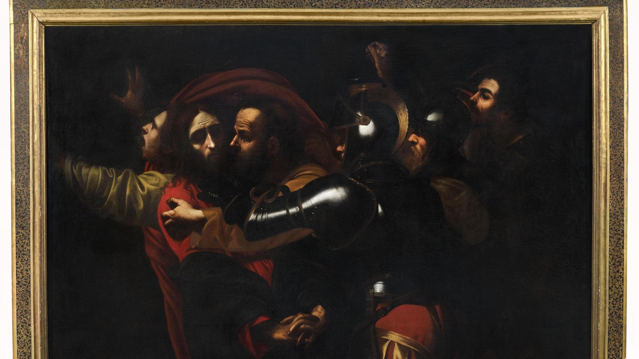 Caravaggio, la prima versione della “Presa di Cristo” esposta al