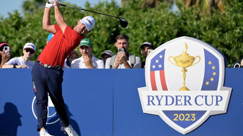 L'americano Brian Harman prova il campo&nbsp;
