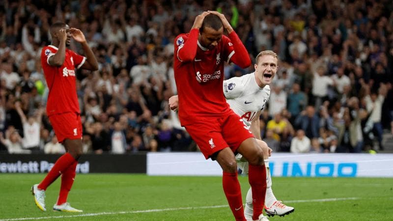 La delusione di Matip dopo l'autorete al 96'

