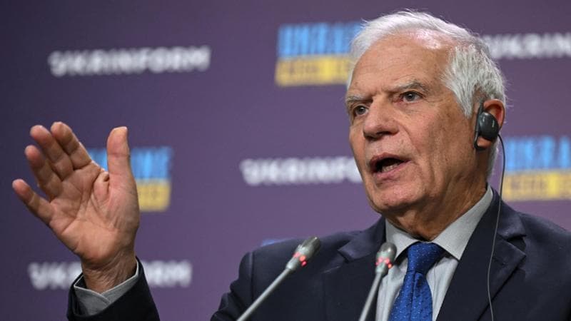 Il capo della diplomazia europea Josep Borrell
