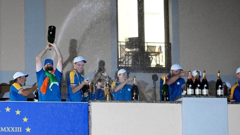 La festa di Team Europe
