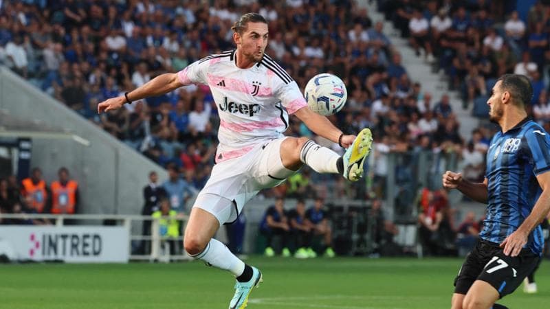 Rabiot in azione contro l'Atalanta

