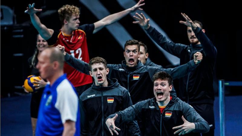 La gioia dei ntedeschi (foto volleyballworld)
