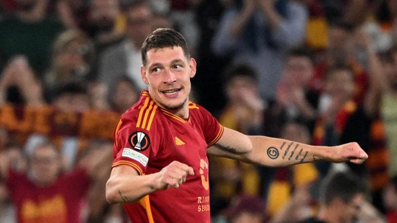 Andrea Belotti esulta dopo il gol
