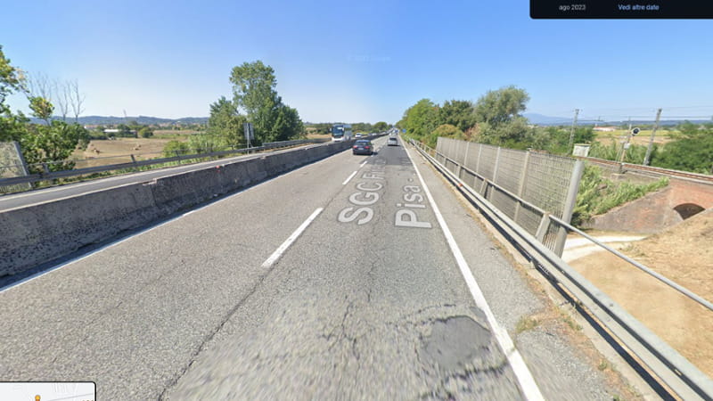 Sulla statale ad alta densit&agrave; di traffico che collega Firenze, Pisa e Livorno, sono segnalati diversi tratti con guardrail di vecchia generazione da ammodernare
