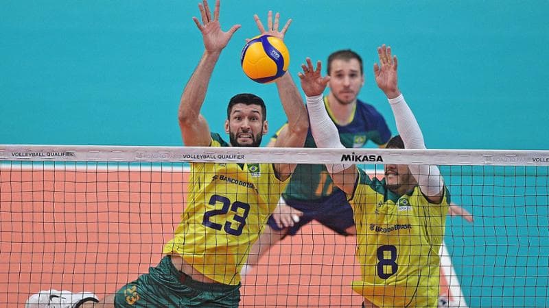 Flavio Resende Gualberto e&nbsp;Ricardo Lucarelli Souza, colonne del Brasile
