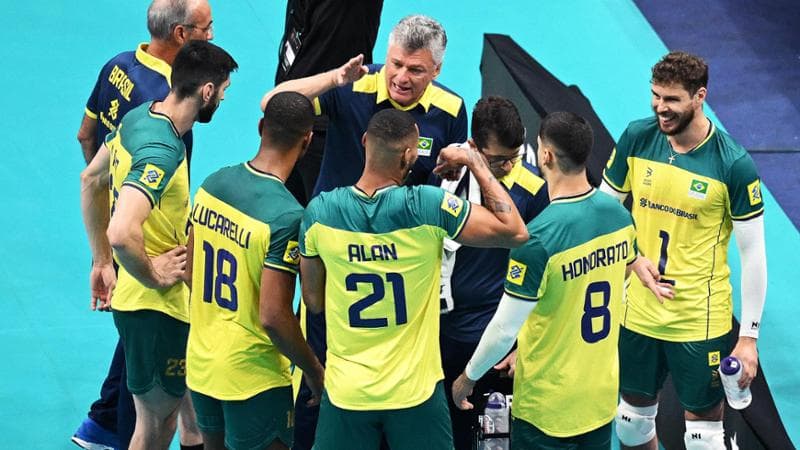 Il ct del Brasile Renan Dal Zotto al preolimpico di Rio de Janeiro
